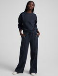 LuxeFleece? Pintuck Wide Leg Pant