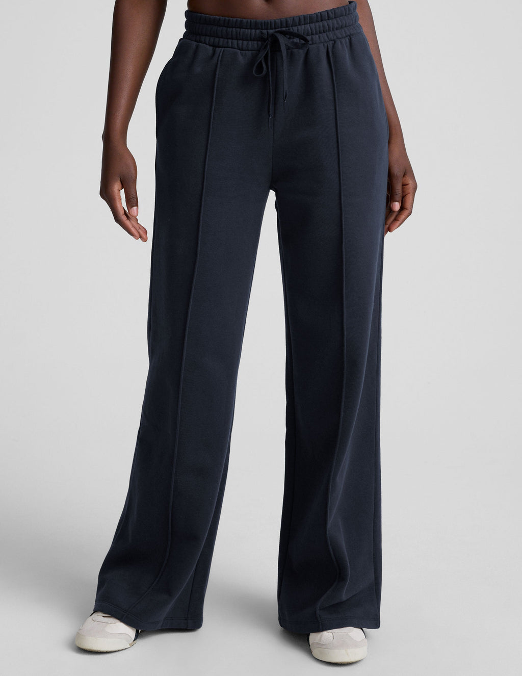 LuxeFleece? Pintuck Wide Leg Pant