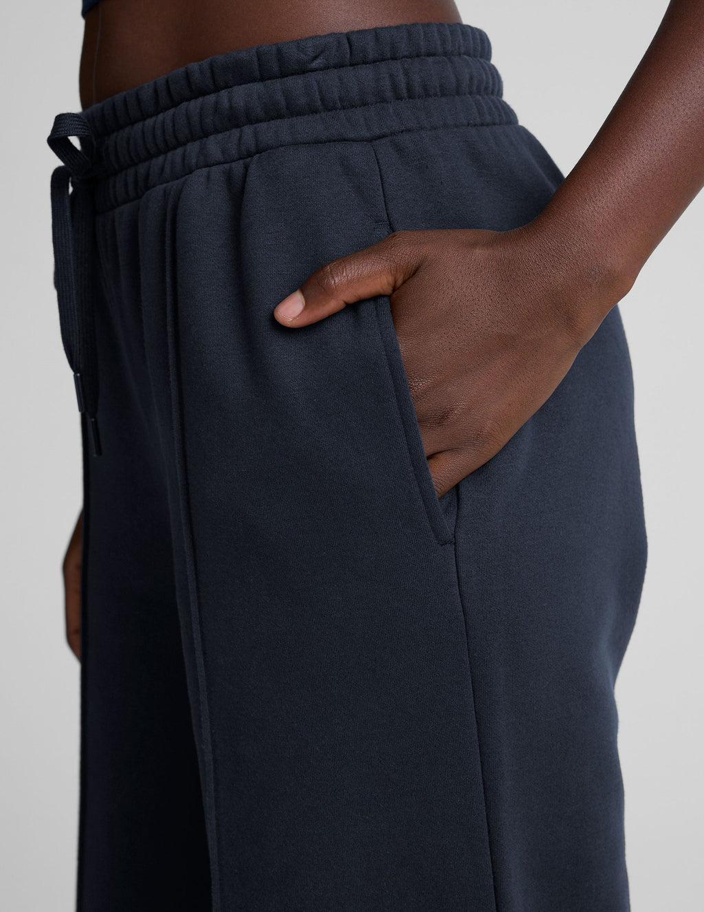LuxeFleece? Pintuck Wide Leg Pant