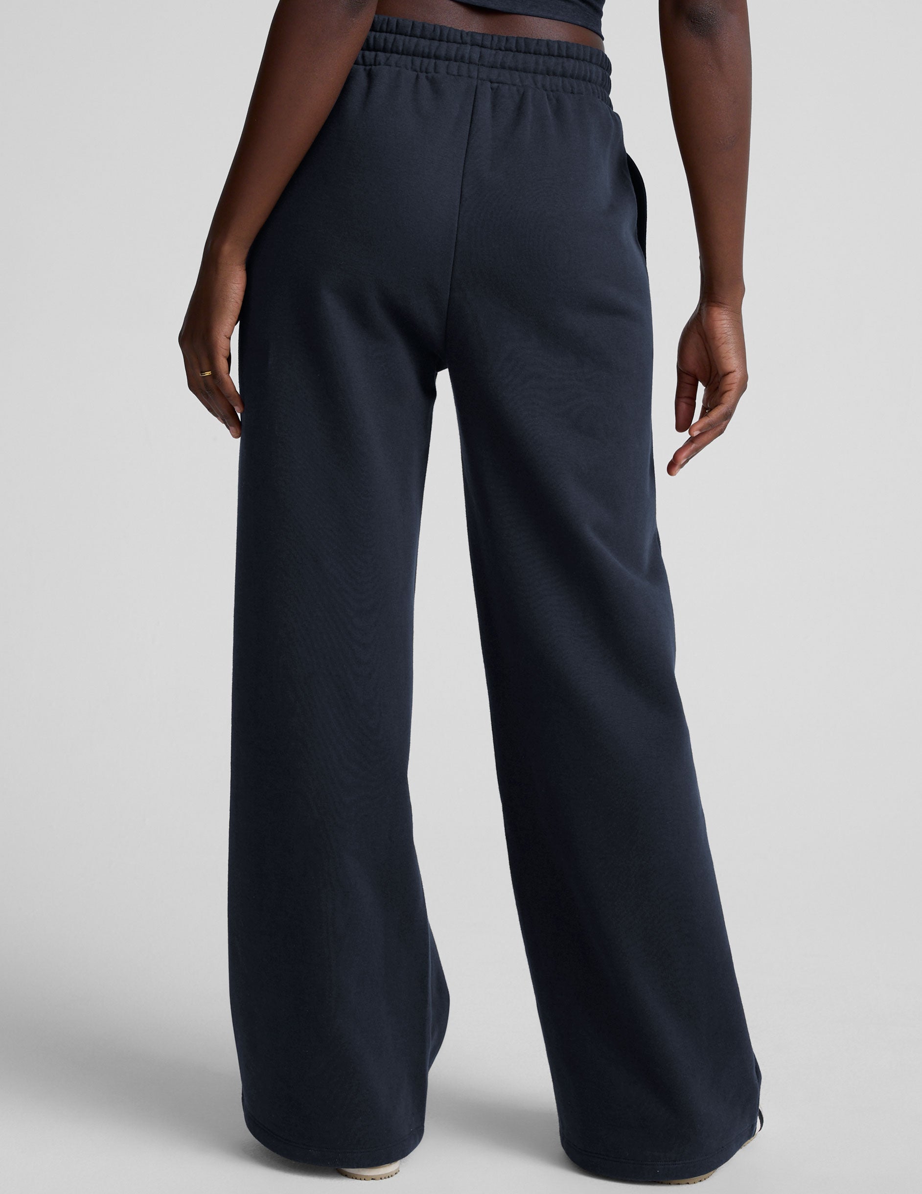LuxeFleece? Pintuck Wide Leg Pant