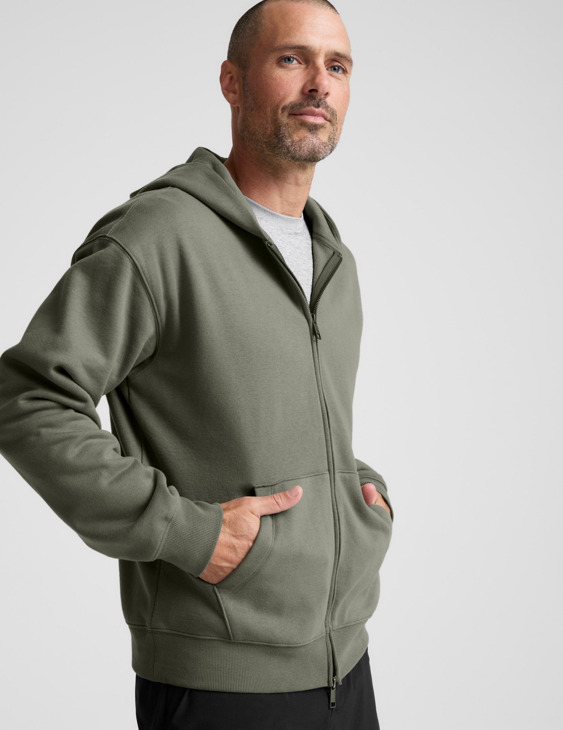 LuxeFleece? Men's Full Zip Hoodie
