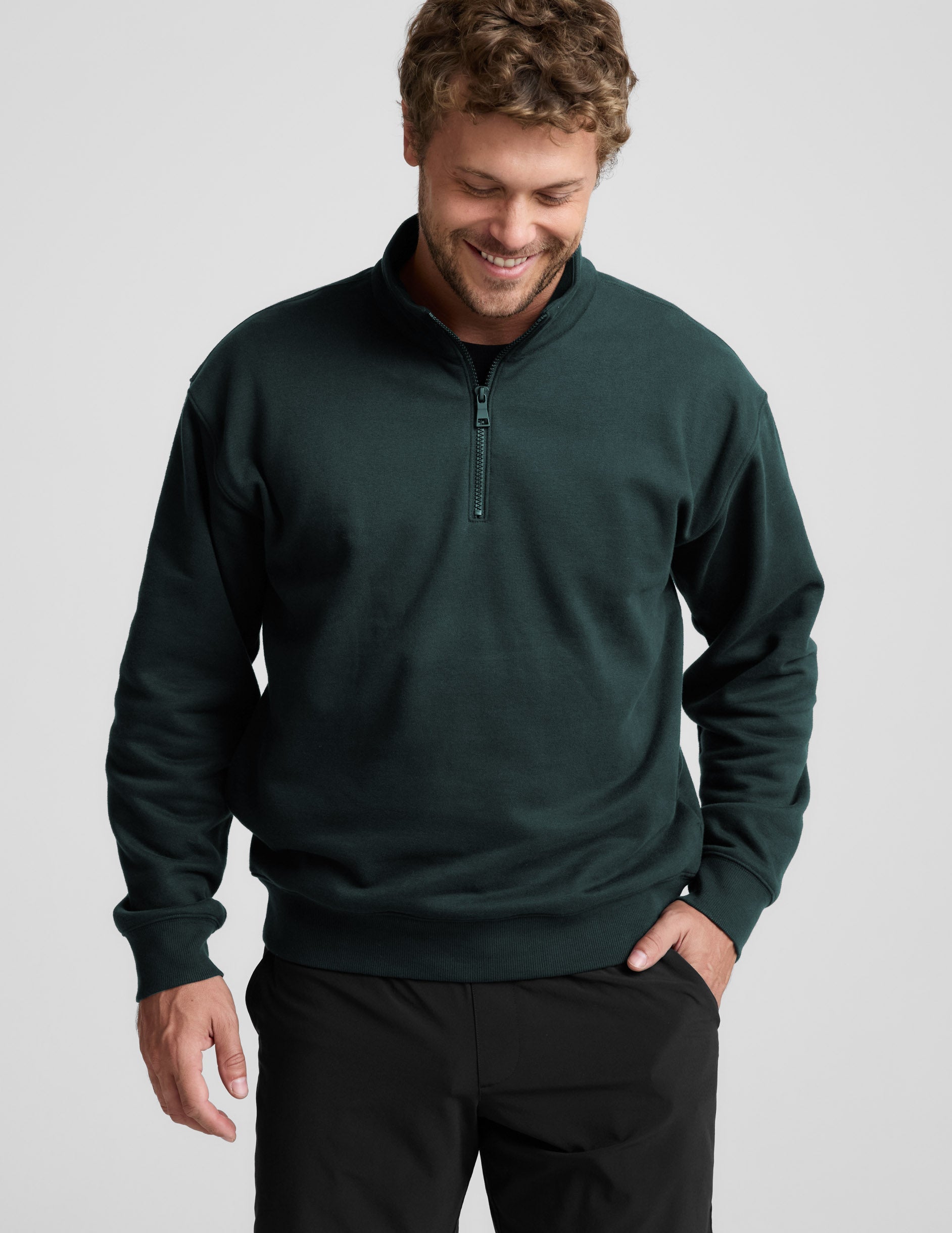 LuxeFleece? Men's Half Zip Pullover