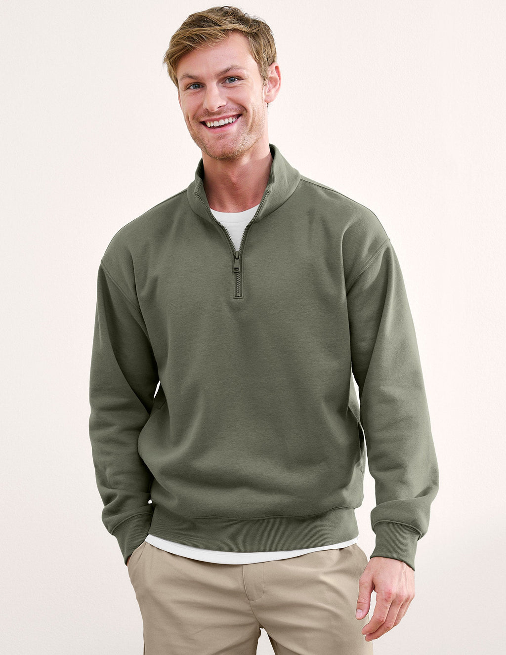 LuxeFleece? Men's Half Zip Pullover