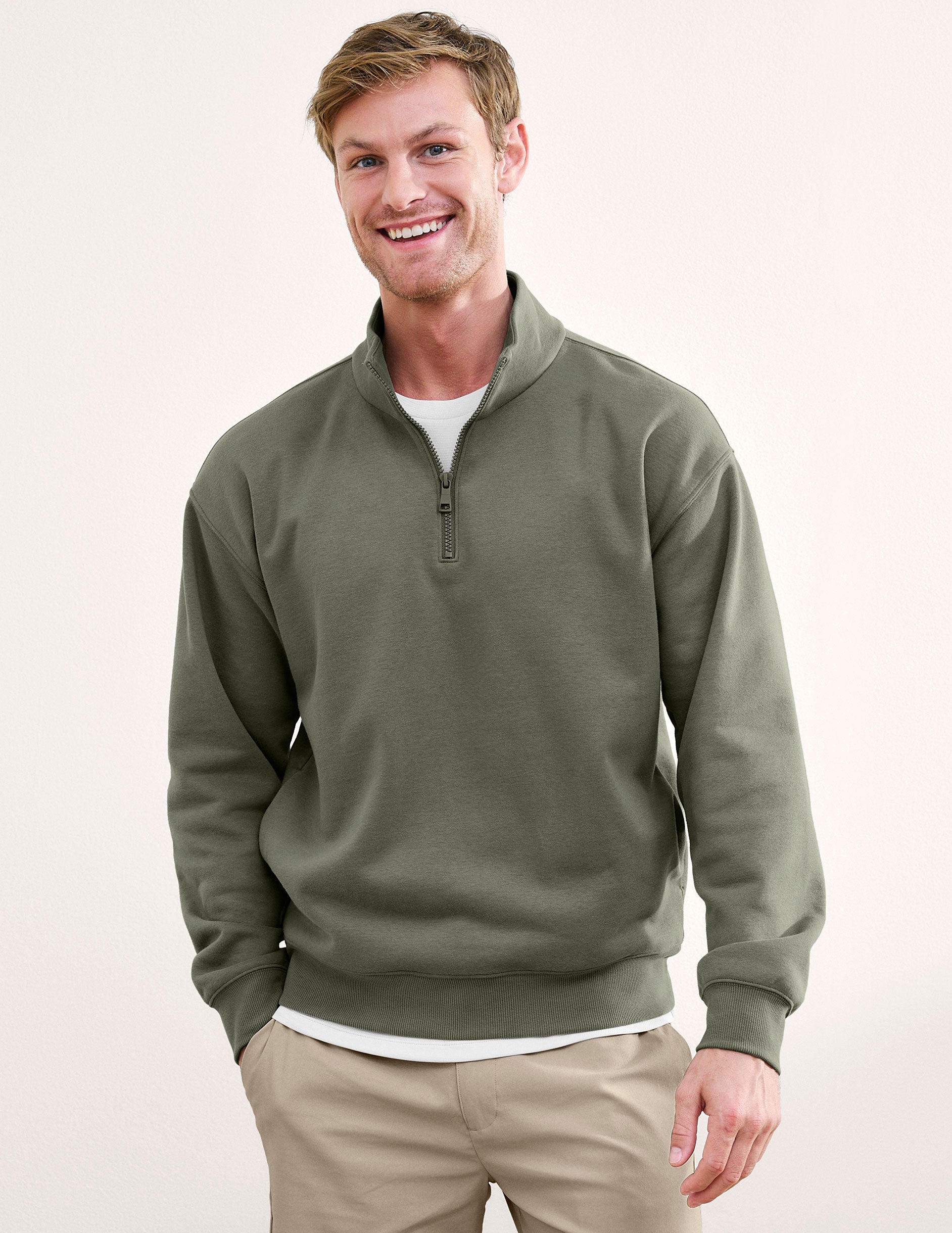 LuxeFleece? Men's Half Zip Pullover