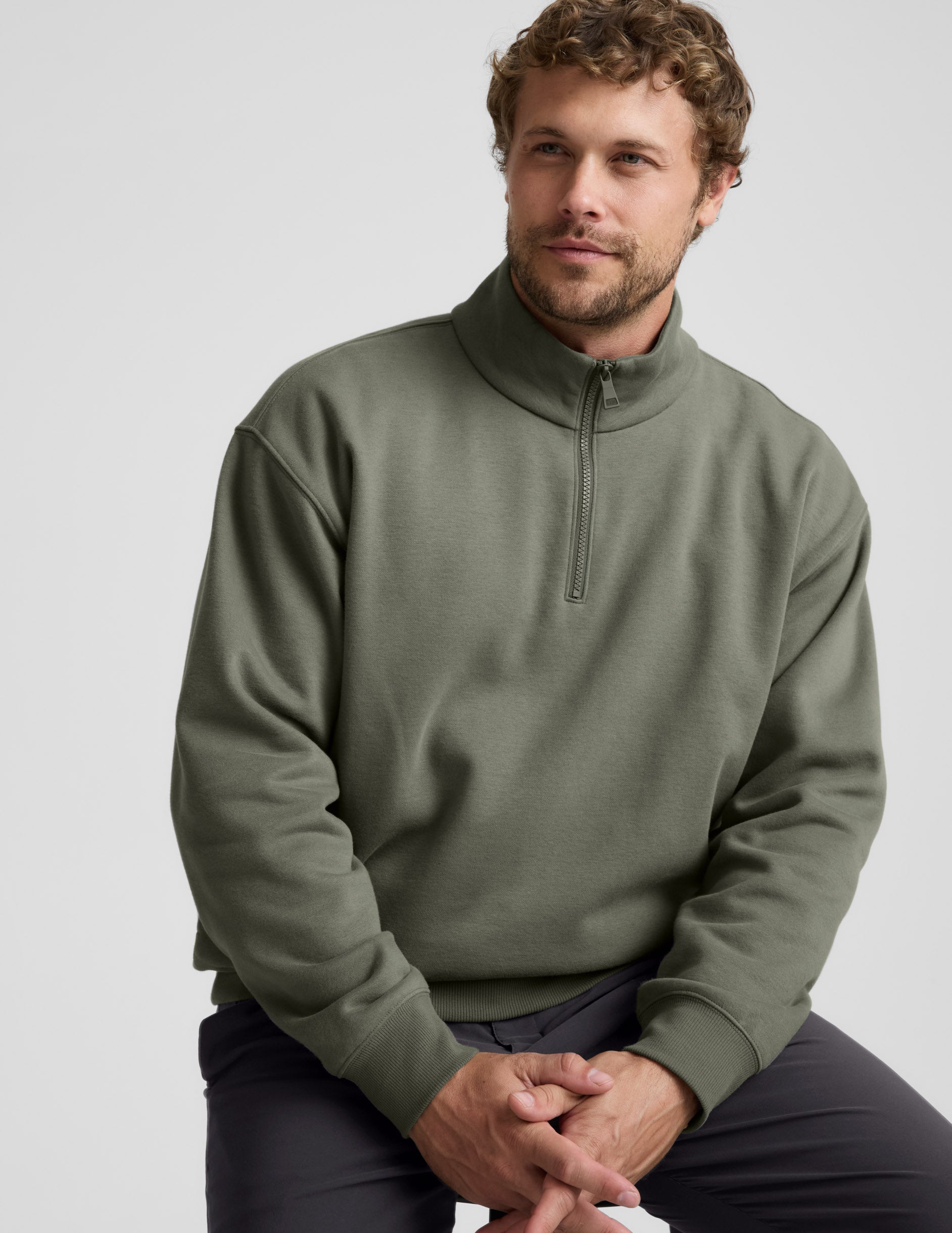 LuxeFleece? Men's Half Zip Pullover