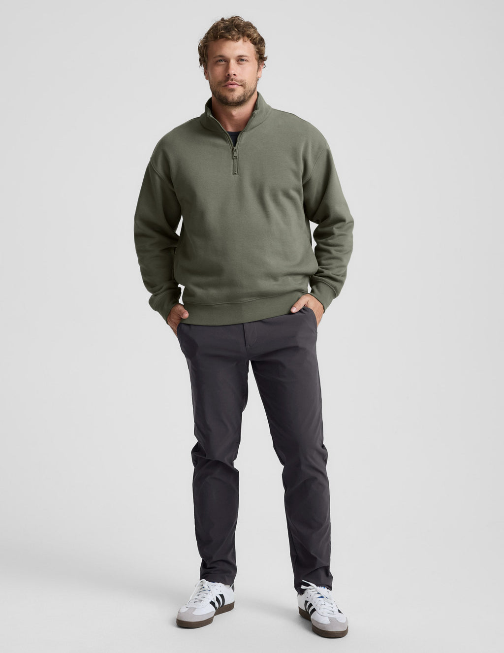 LuxeFleece? Men's Half Zip Pullover