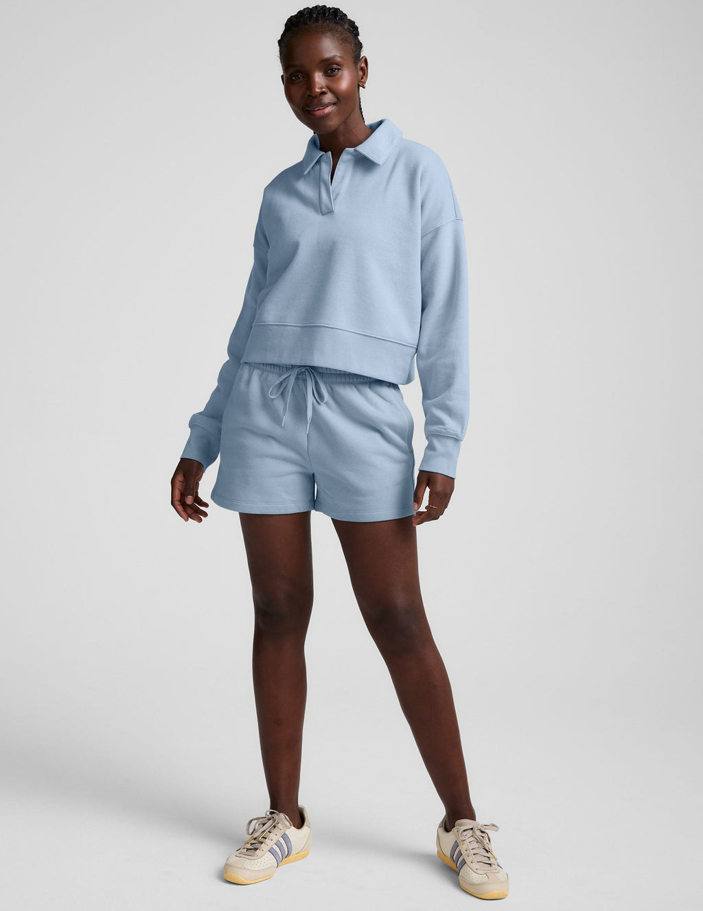 LuxeFleece? Collared Sweatshirt