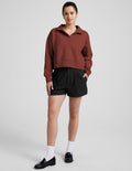 LuxeFleece? Collared Sweatshirt