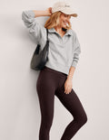 LuxeFleece? Collared Sweatshirt