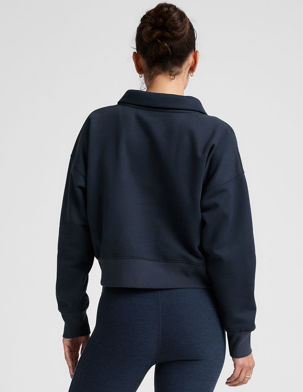 LuxeFleece? Collared Sweatshirt