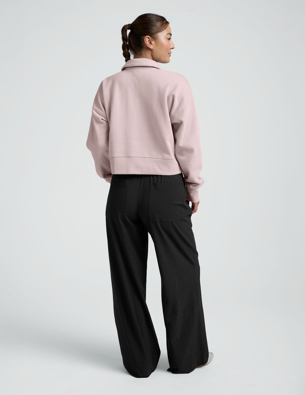LuxeFleece? Collared Sweatshirt