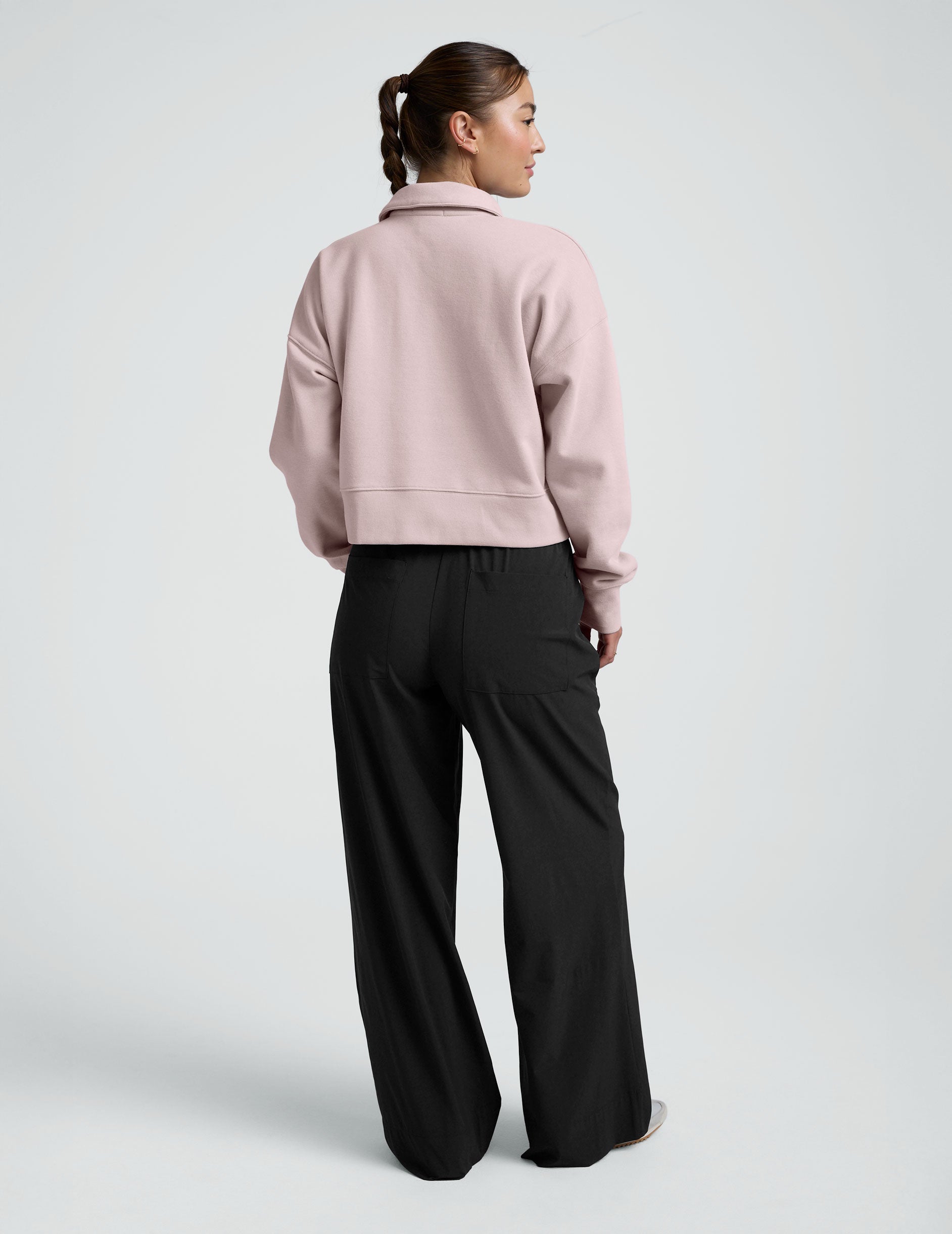 LuxeFleece? Collared Sweatshirt
