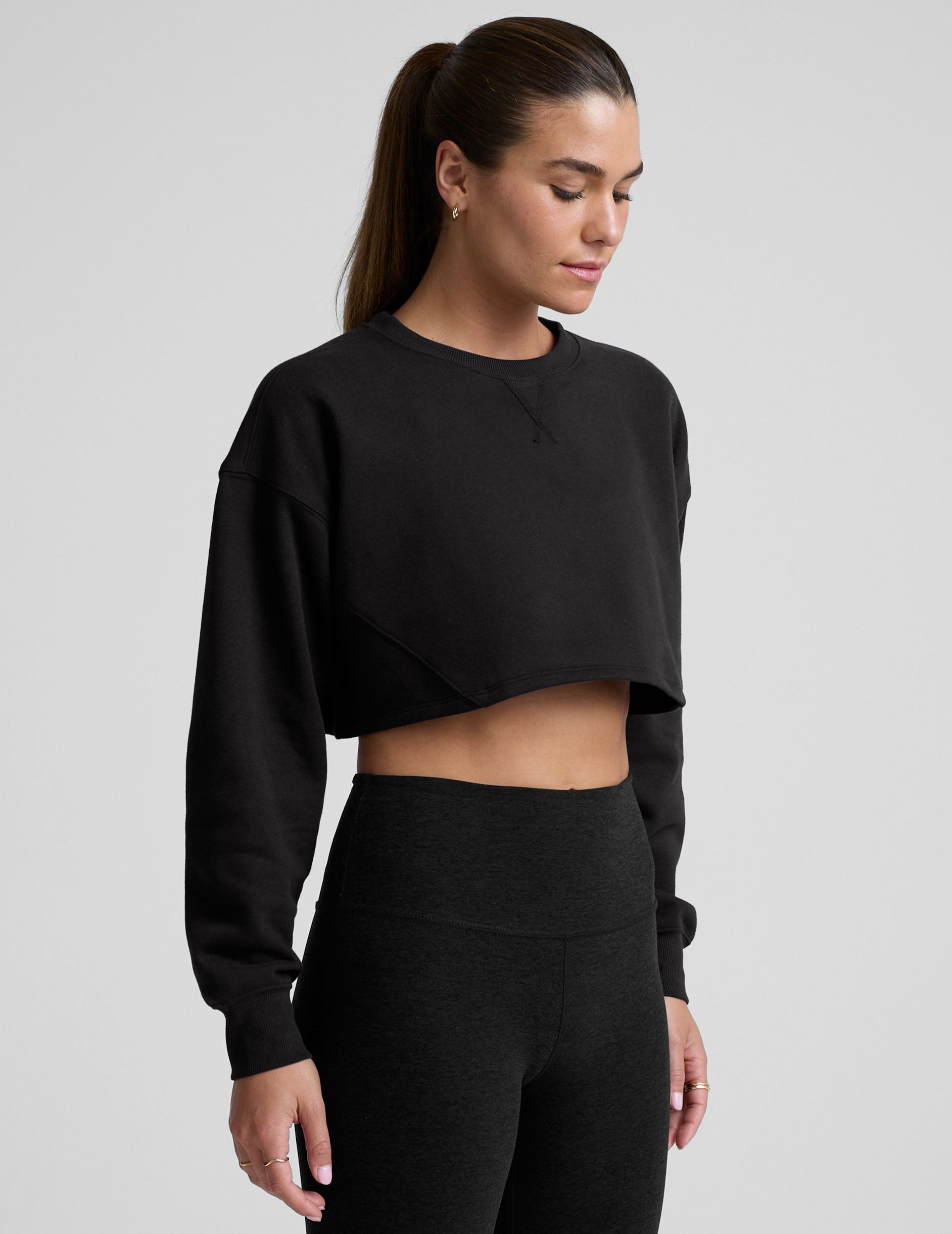 LuxeFleece? Cropped Sweatshirt