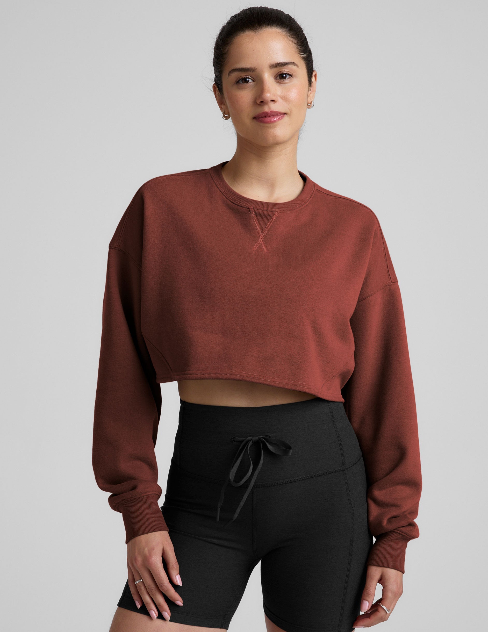 LuxeFleece? Cropped Sweatshirt
