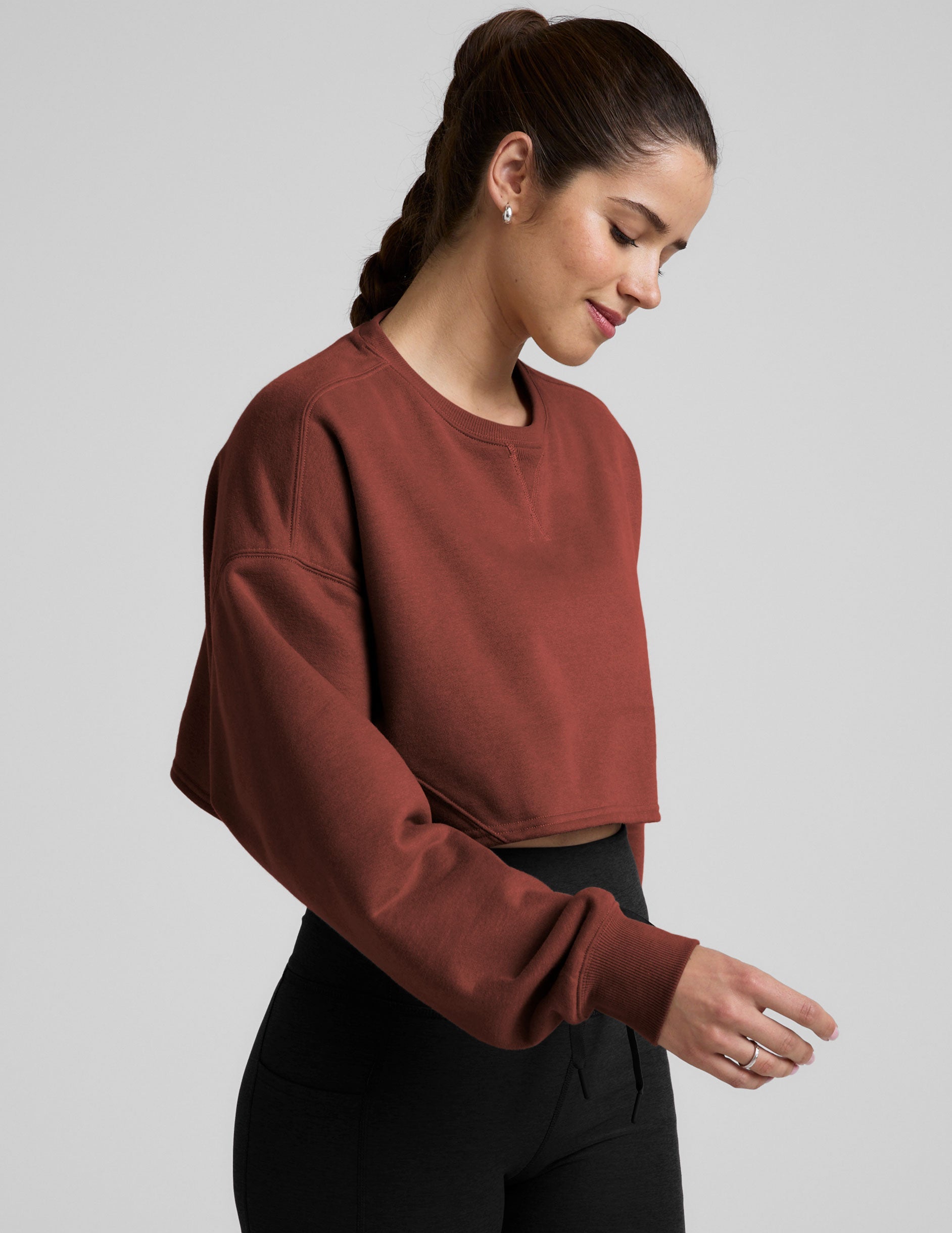 LuxeFleece? Cropped Sweatshirt