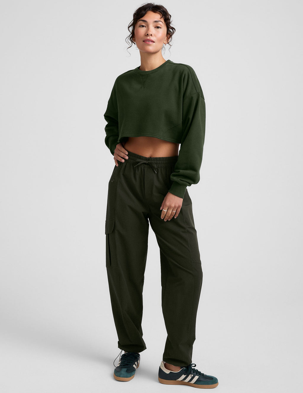 LuxeFleece? Cropped Sweatshirt