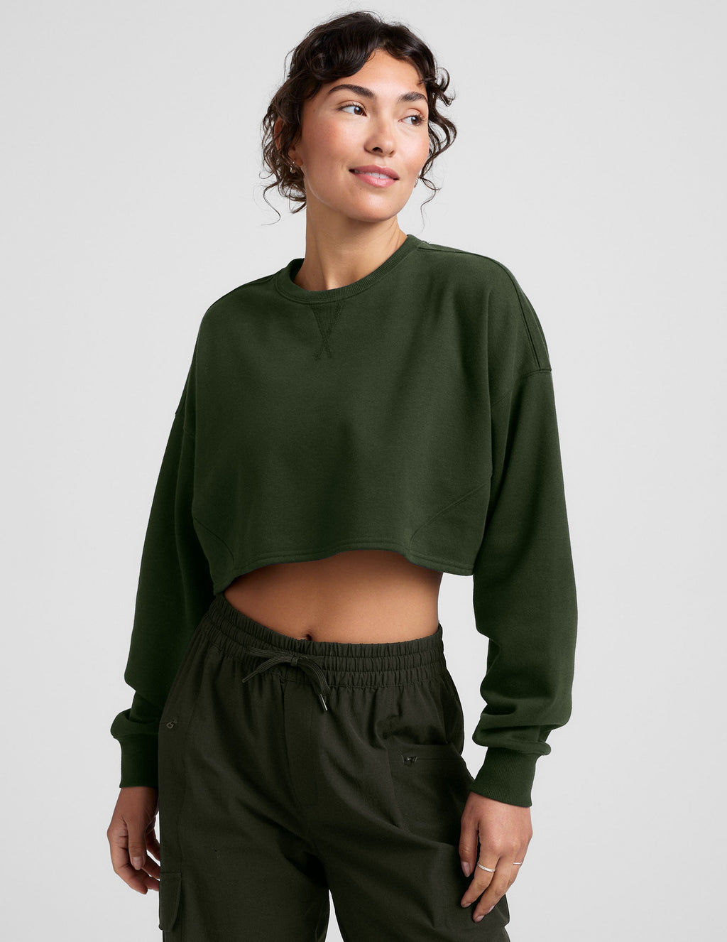 LuxeFleece? Cropped Sweatshirt