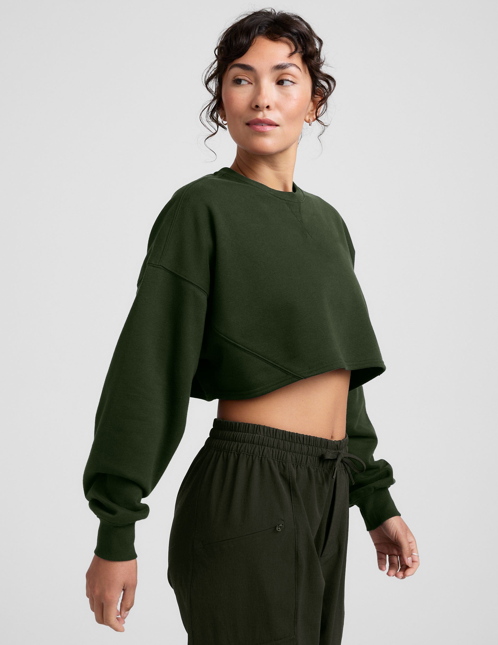 LuxeFleece? Cropped Sweatshirt