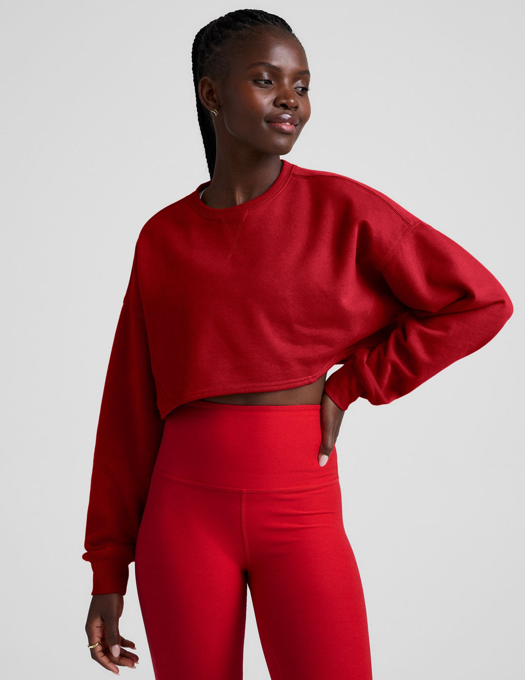 LuxeFleece? Cropped Sweatshirt