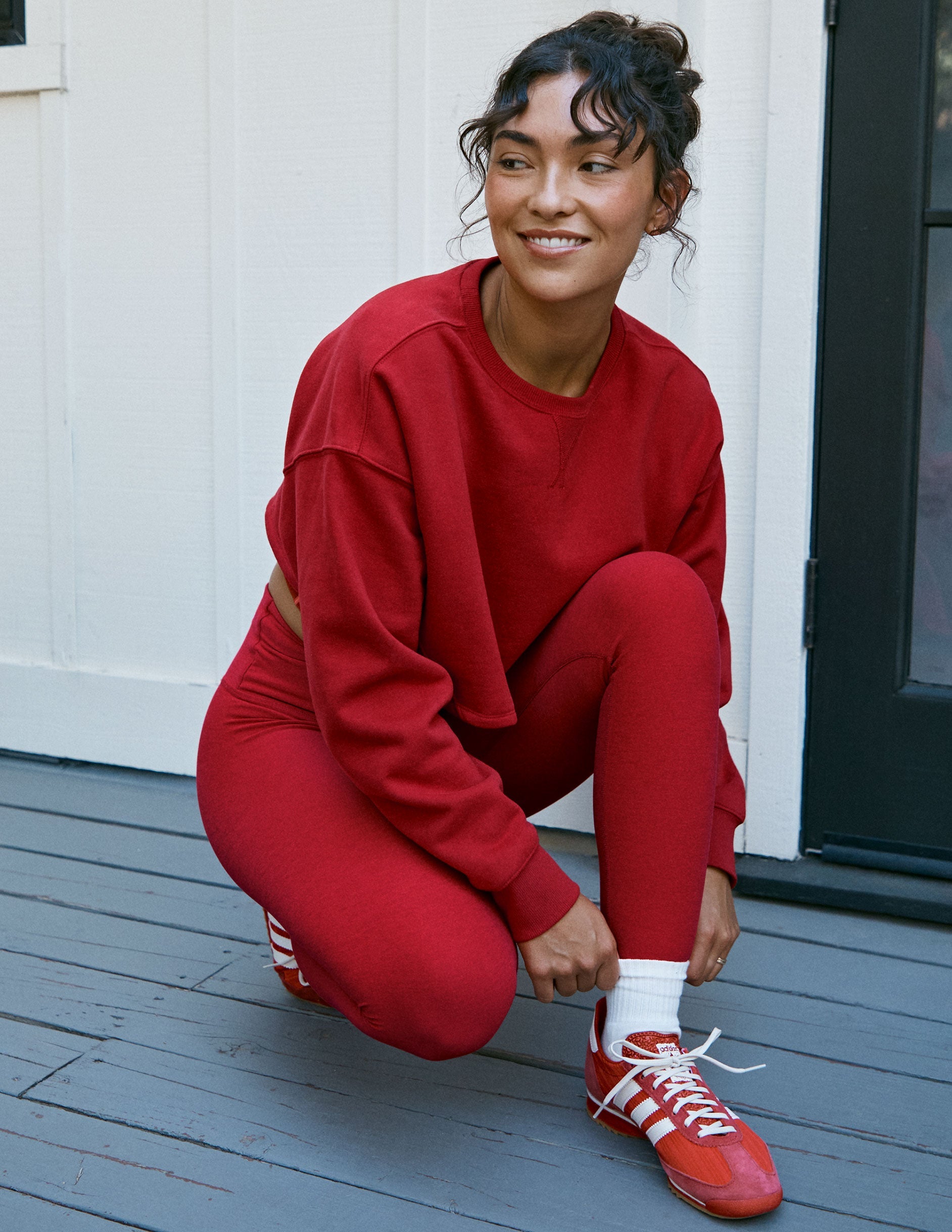 LuxeFleece? Cropped Sweatshirt