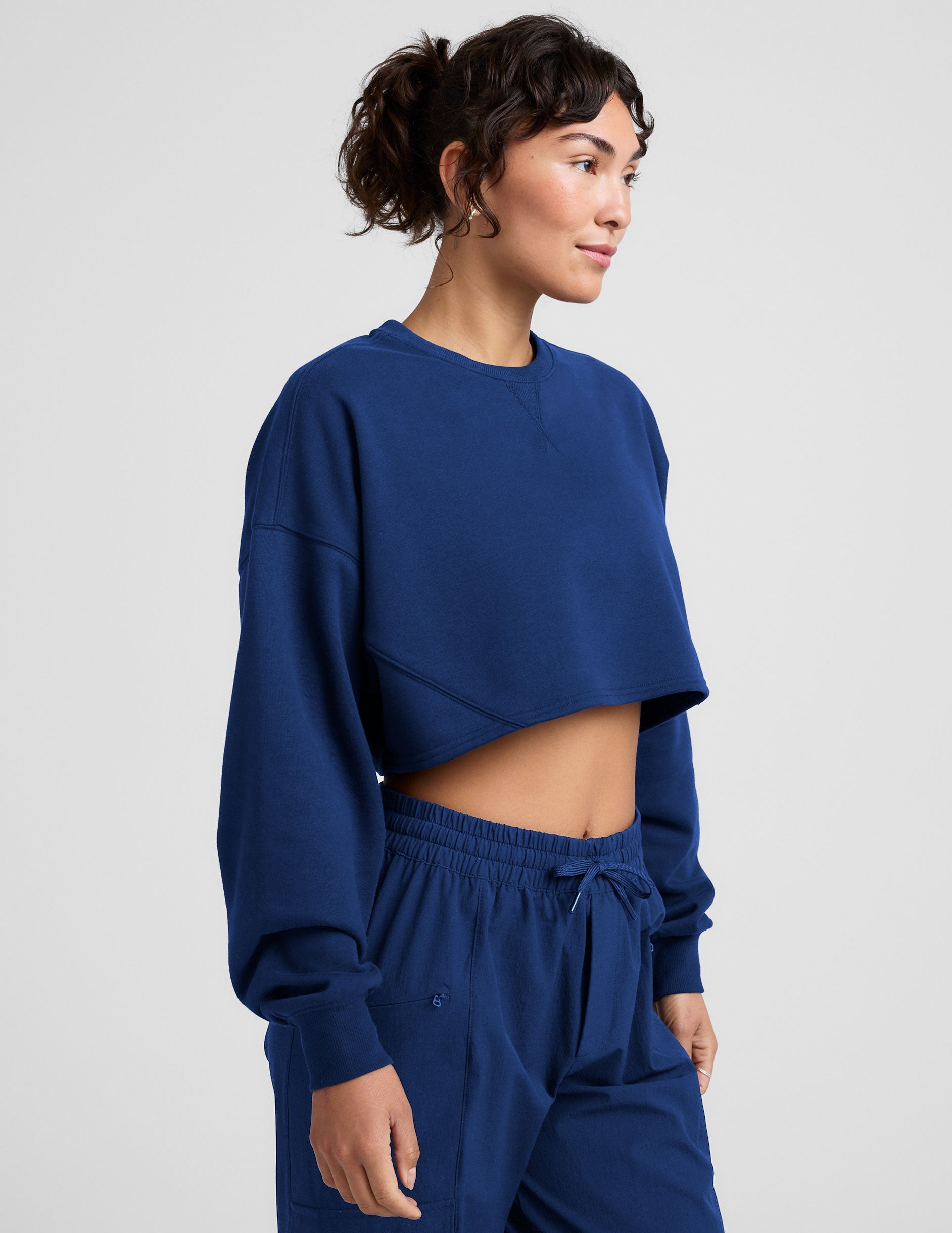 LuxeFleece? Cropped Sweatshirt