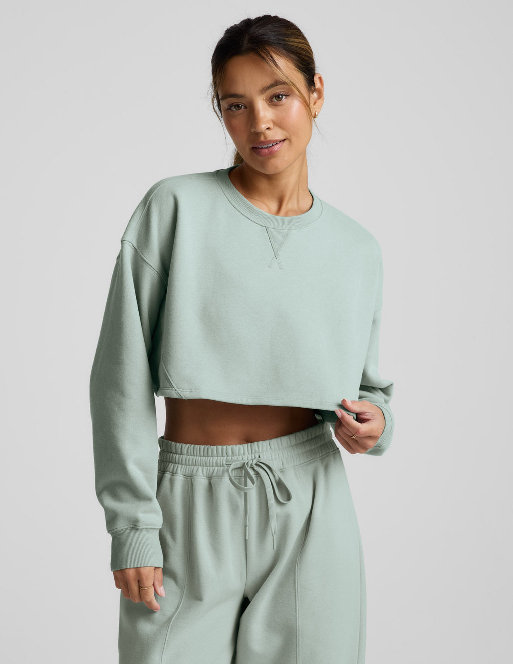 LuxeFleece? Cropped Sweatshirt