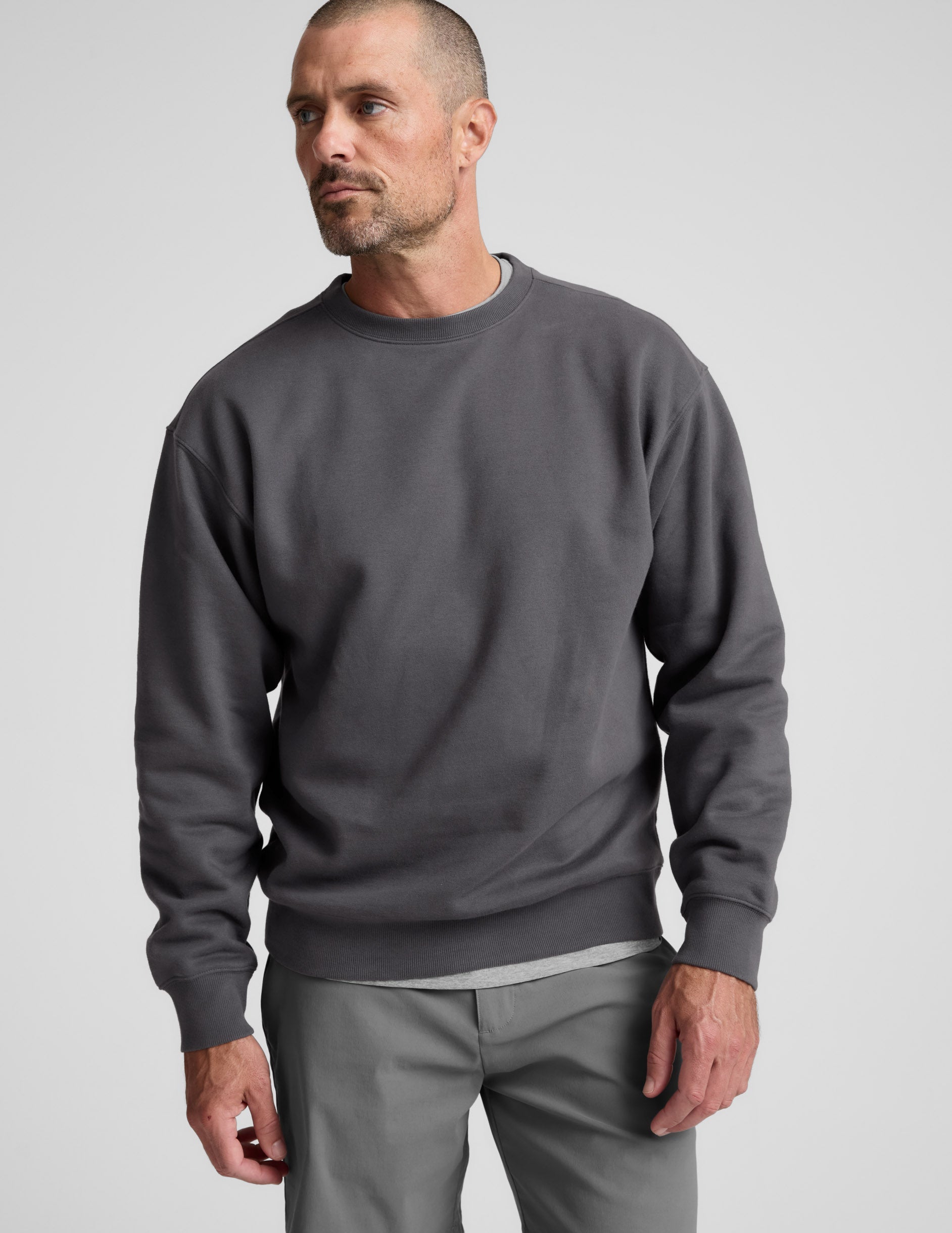 LuxeFleece? Men's Crewneck Pullover