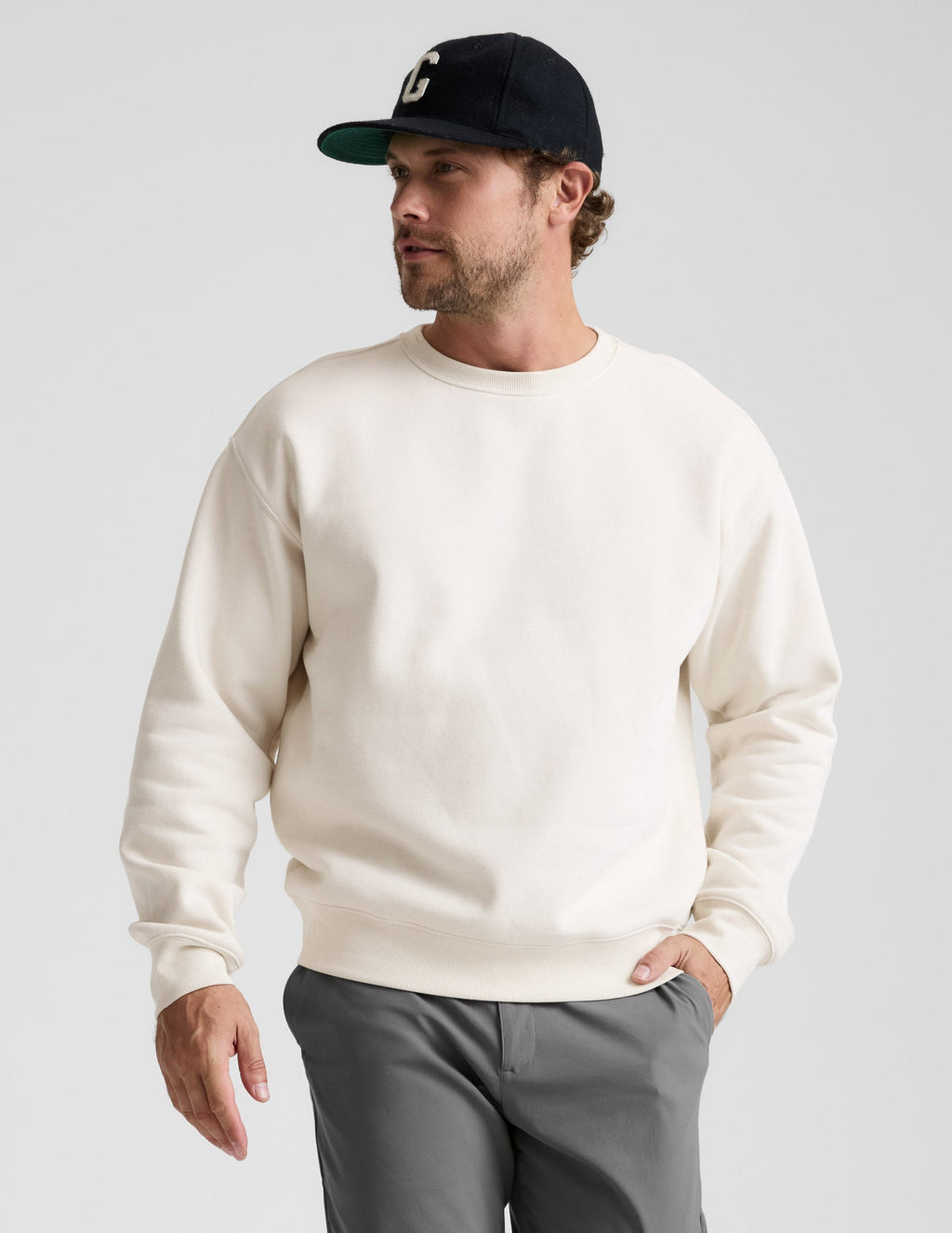 LuxeFleecea?¡é Men's Crewneck Pullover