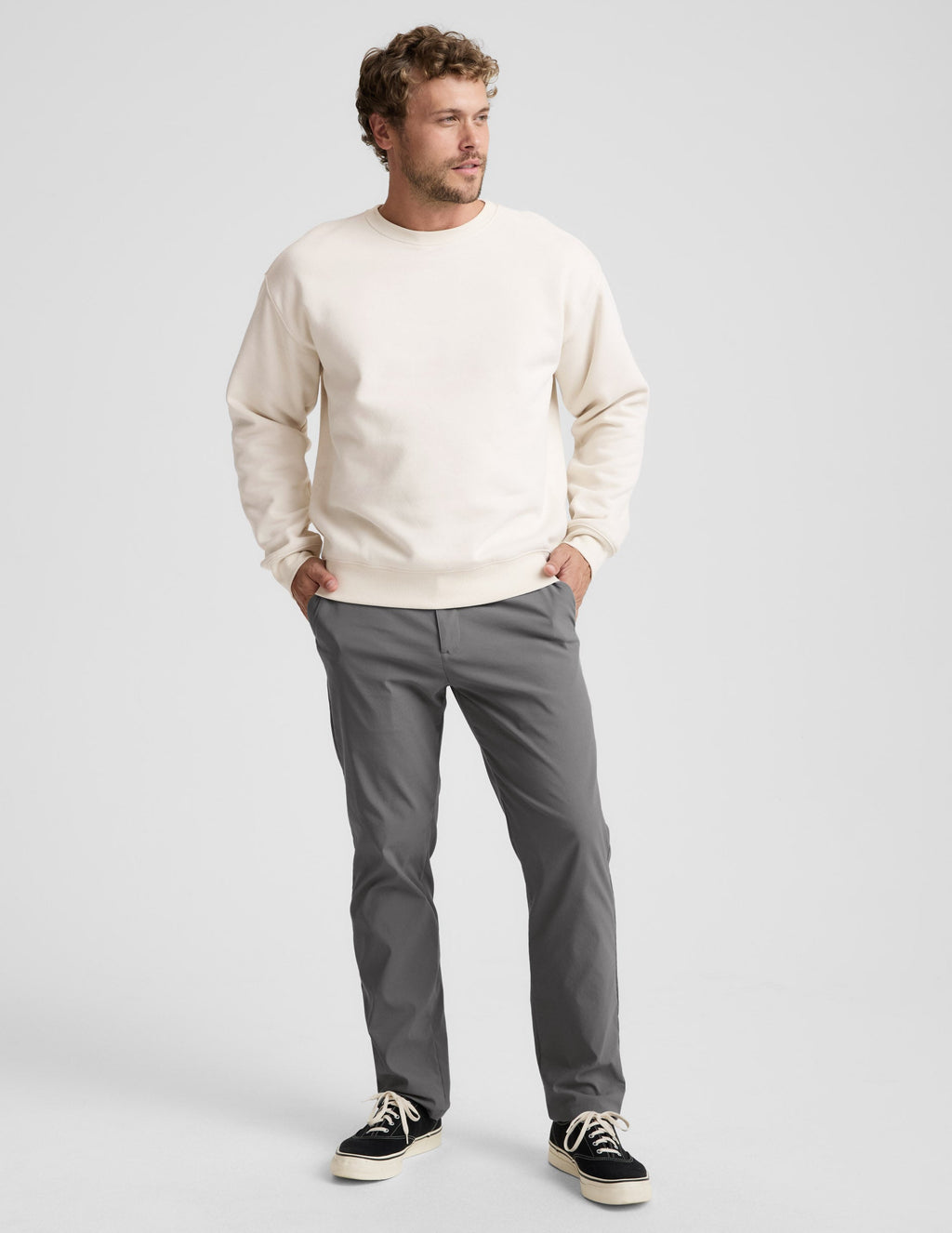 LuxeFleecea?¡é Men's Crewneck Pullover