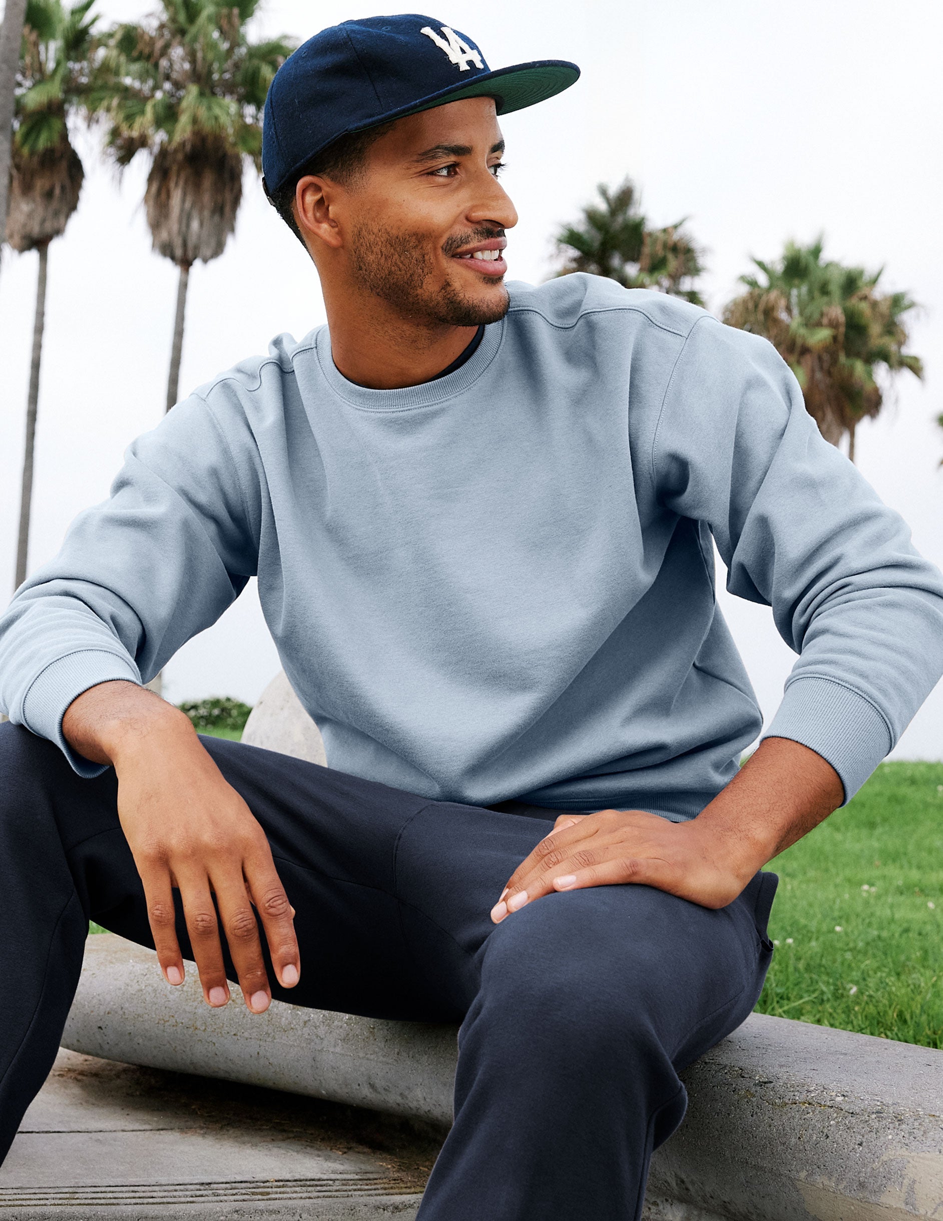 LuxeFleecea?¡é Men's Crewneck Pullover