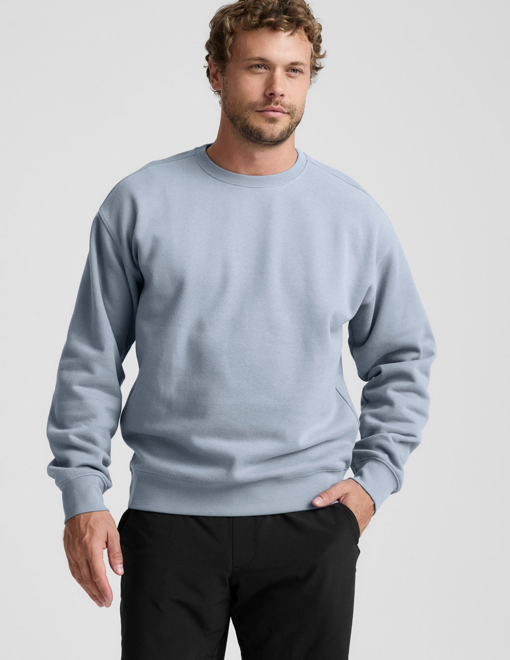 LuxeFleecea?¡é Men's Crewneck Pullover
