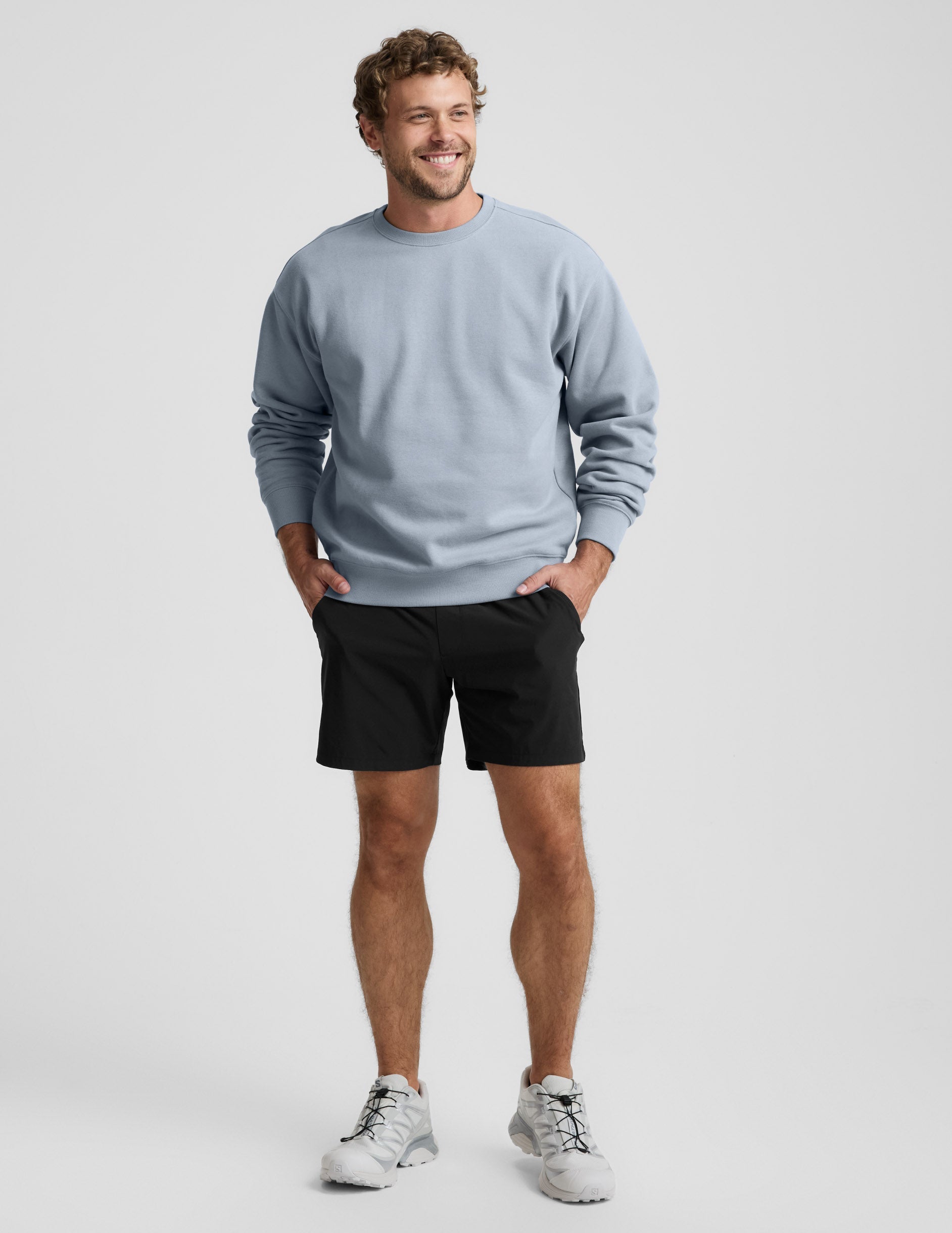 LuxeFleecea?¡é Men's Crewneck Pullover