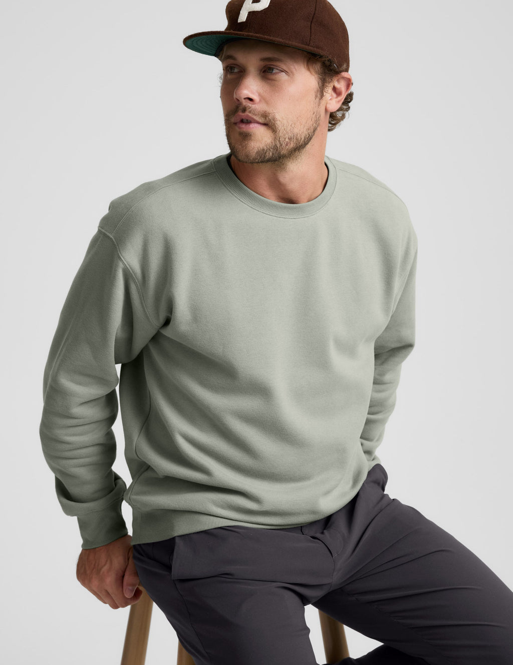 LuxeFleecea?¡é Men's Crewneck Pullover