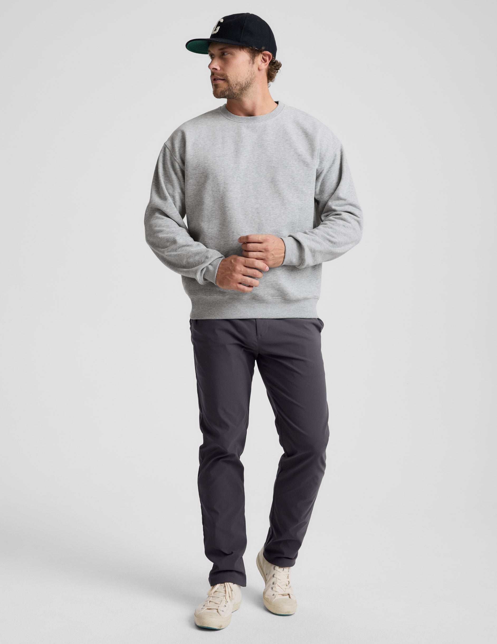 LuxeFleecea?¡é Men's Crewneck Pullover