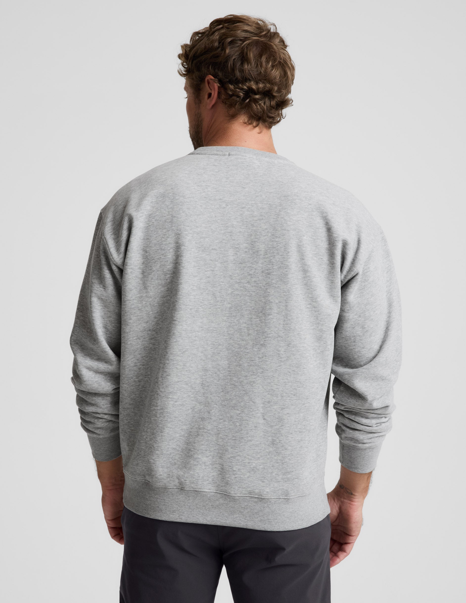LuxeFleecea?¡é Men's Crewneck Pullover