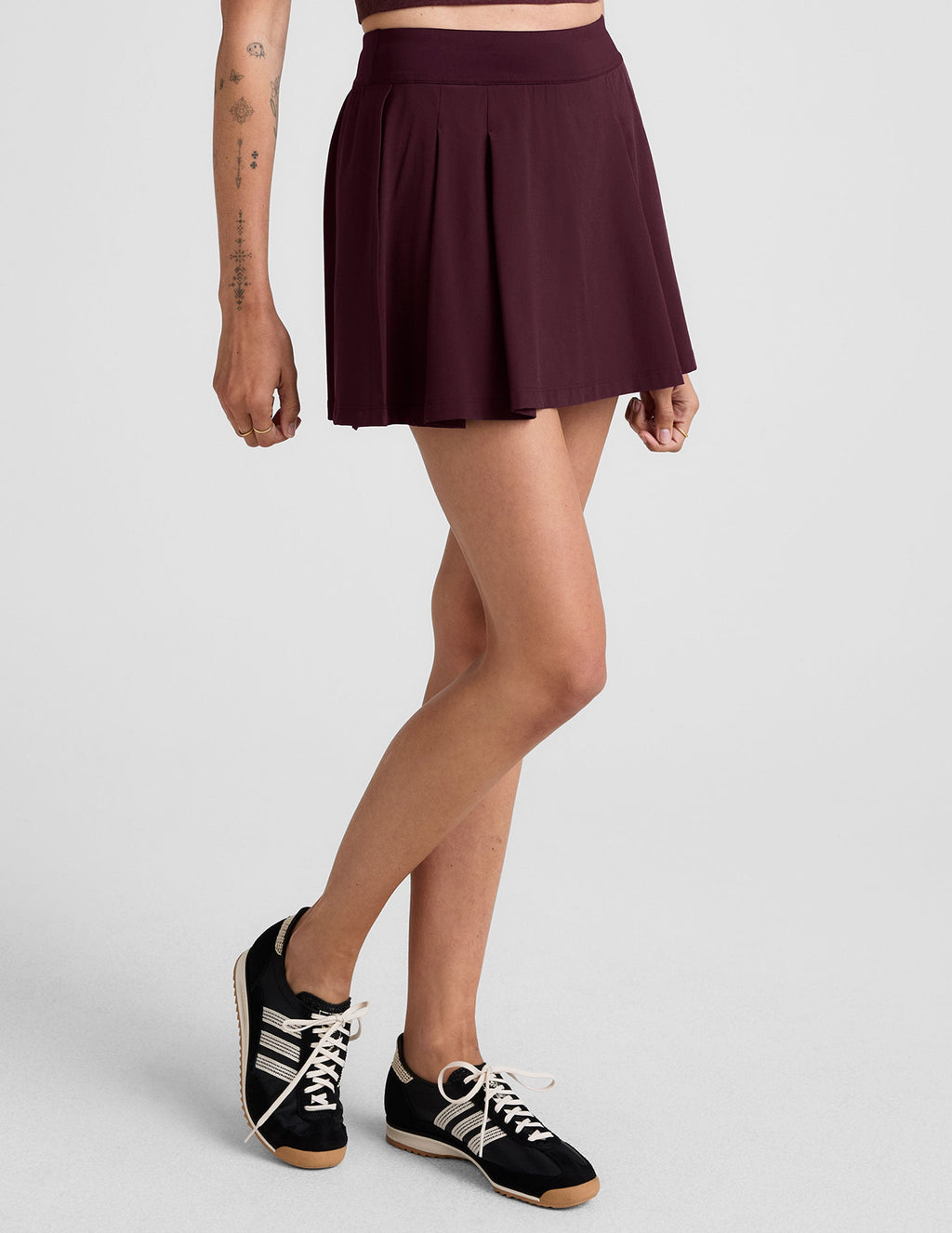 Score Pleated Skirt