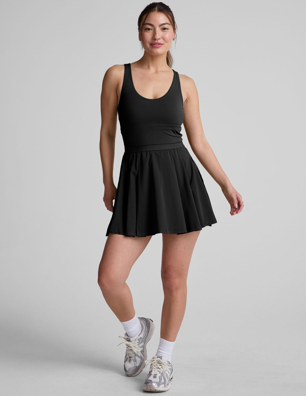 Score Pleated Dress