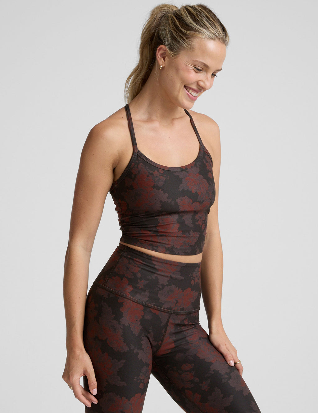 New Romantics SoftMark Slim Racerback Cropped Tank
