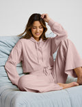 Breathe Easy Ribbed Cropped Hoodie