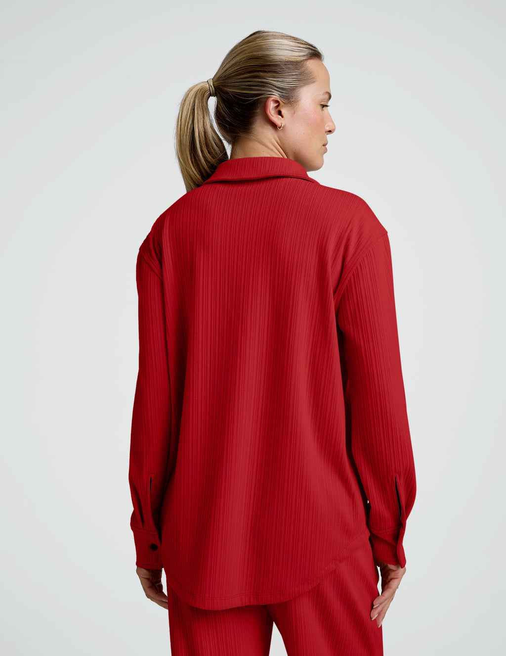 Breathe Easy Ribbed Front Shirt