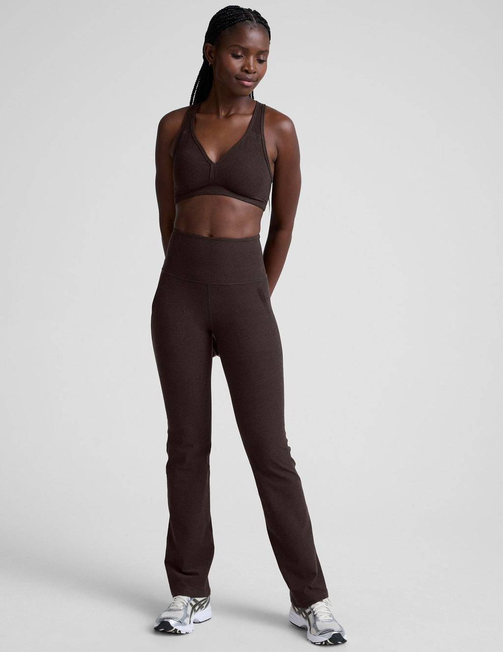 Spacedye? High Waisted Practice Pocket Bootcut Pant 31