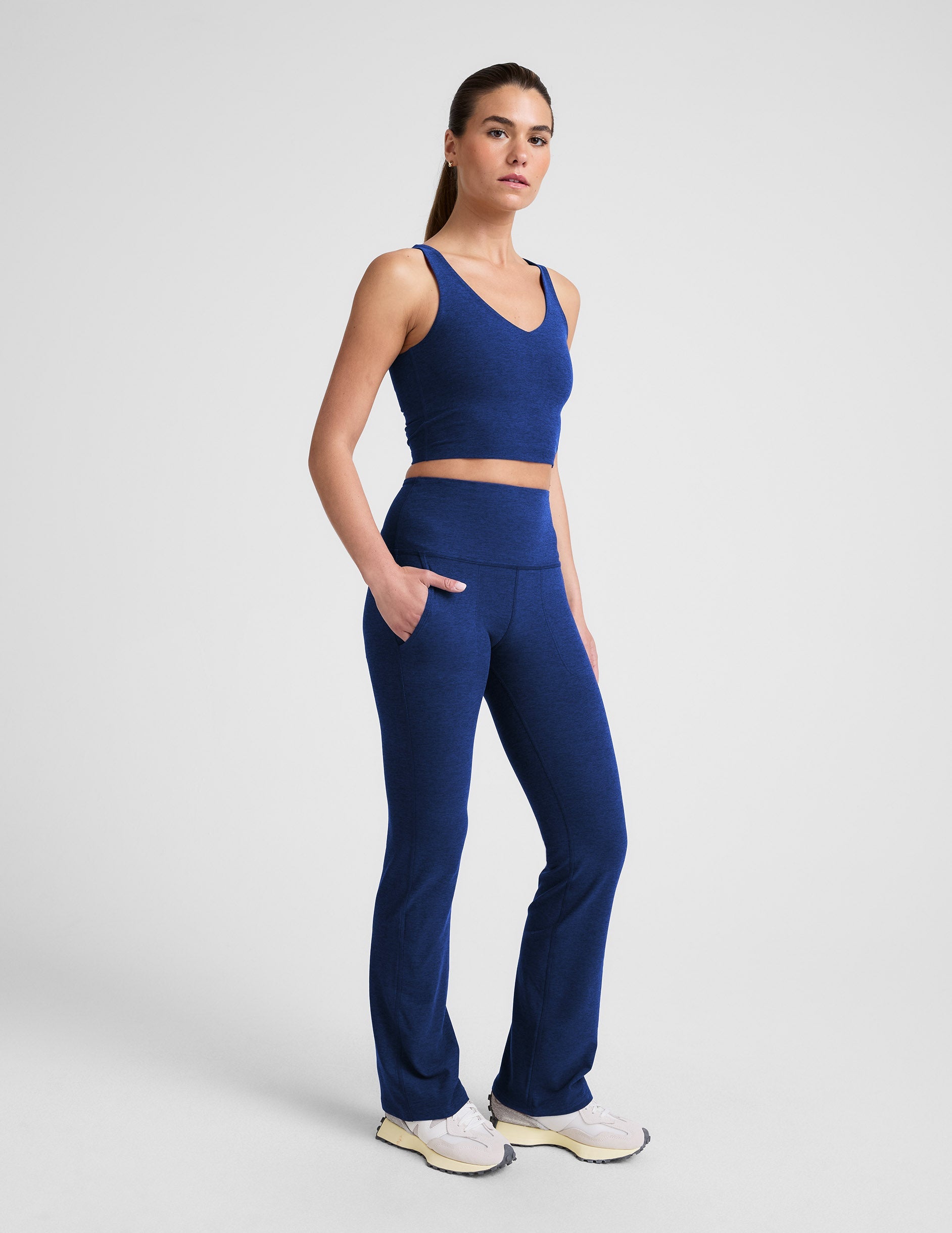 Spacedye? High Waisted Practice Pocket Bootcut Pant 31