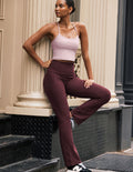 Spacedye? High Waisted Practice Pocket Bootcut Pant 31
