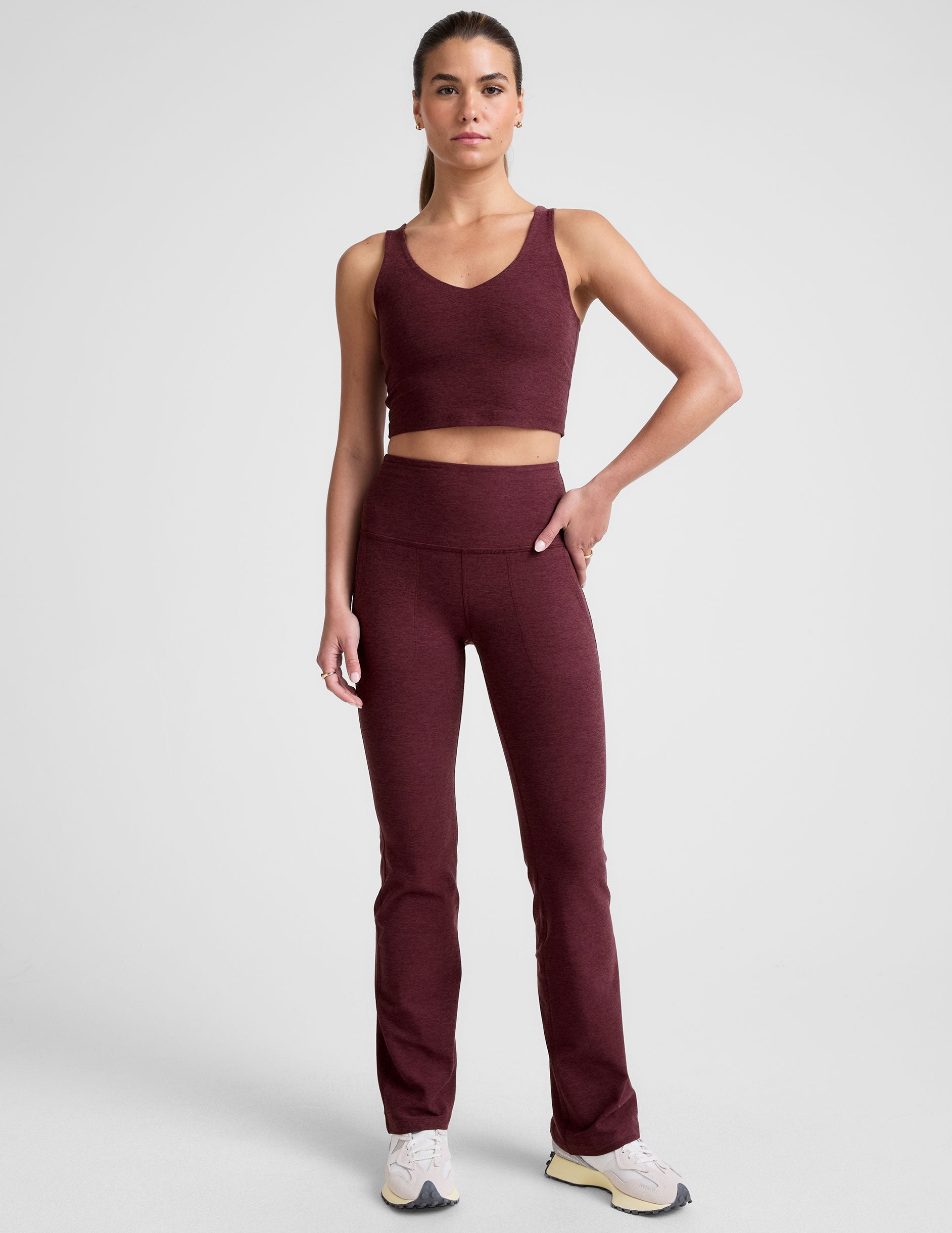 Spacedye? High Waisted Practice Pocket Bootcut Pant 31