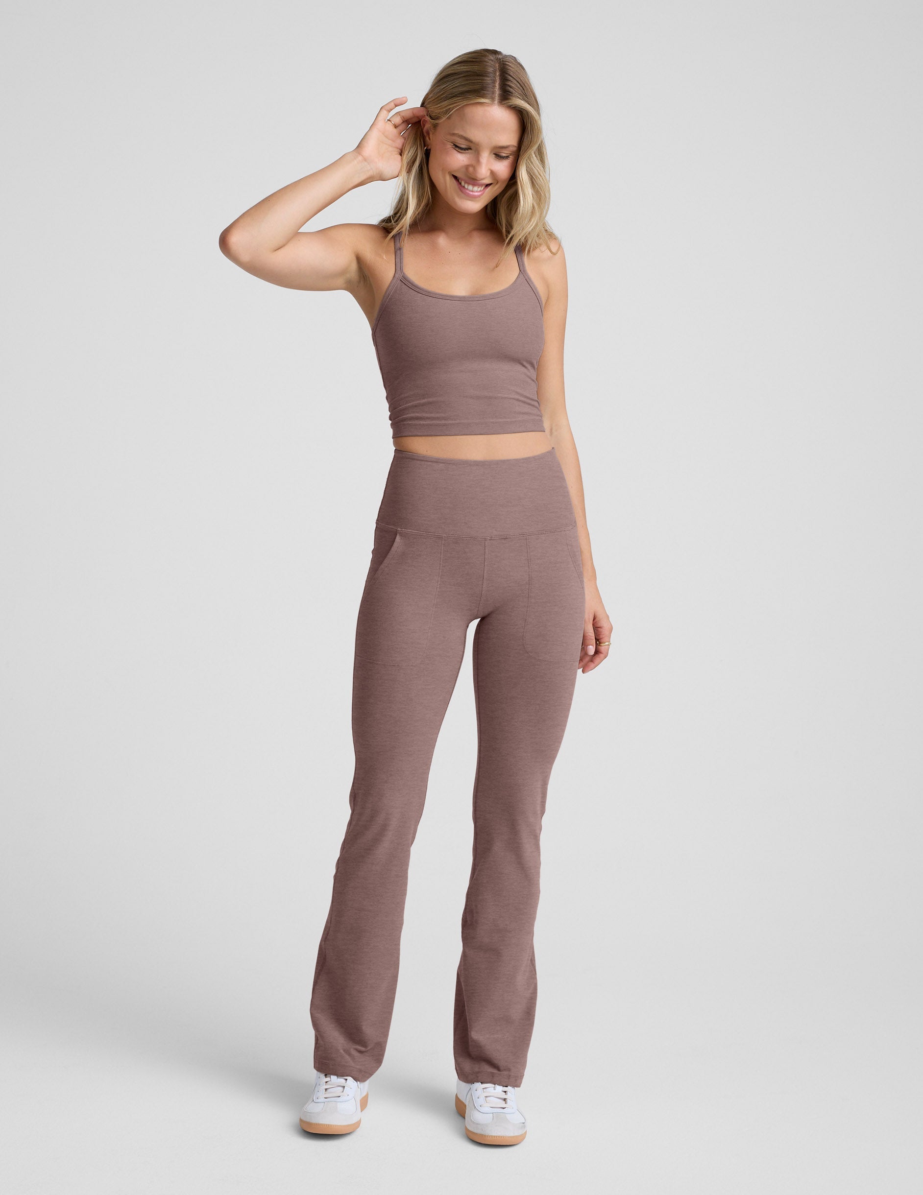 Spacedye? High Waisted Practice Pocket Bootcut Pant 31