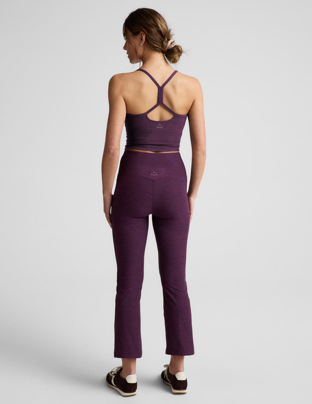 Spacedyeâ„?Pintuck Kick Flare High Waisted Pant