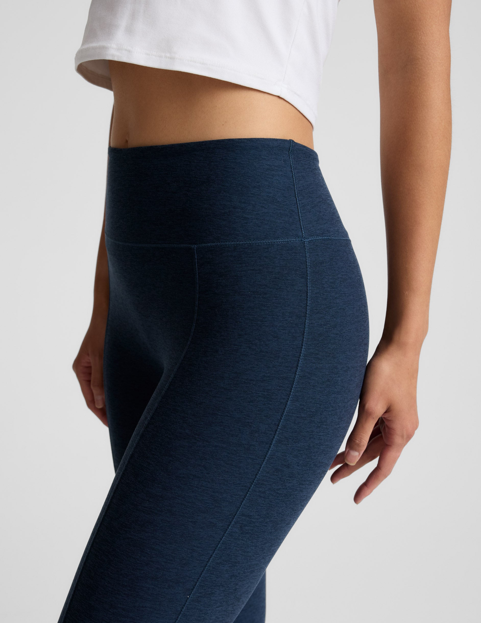 Spacedye? Pintuck Kick Flare High Waisted Pant