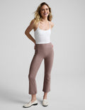 Spacedye? Pintuck Kick Flare High Waisted Pant