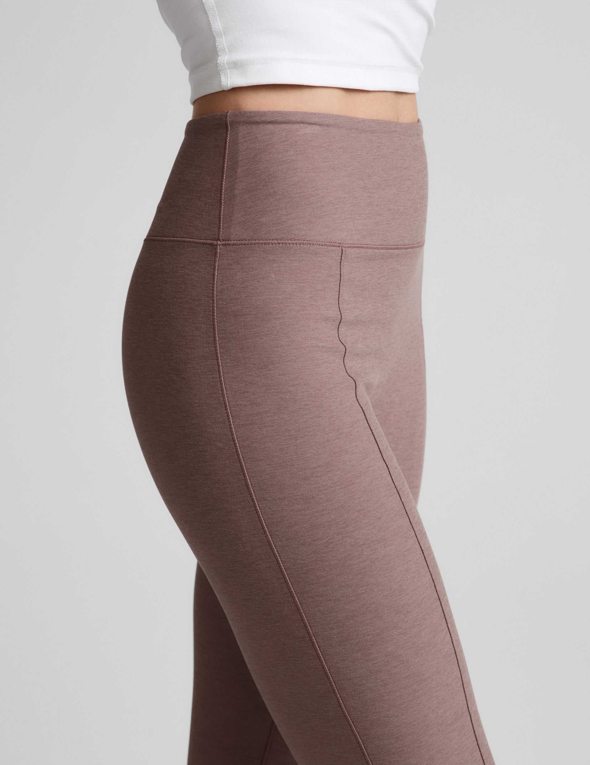 Spacedye? Pintuck Kick Flare High Waisted Pant