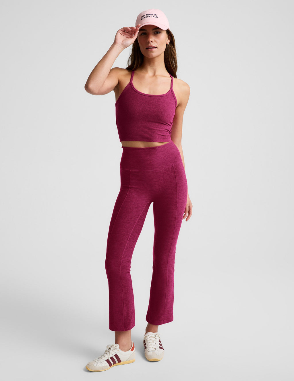 Spacedye? Pintuck Kick Flare High Waisted Pant